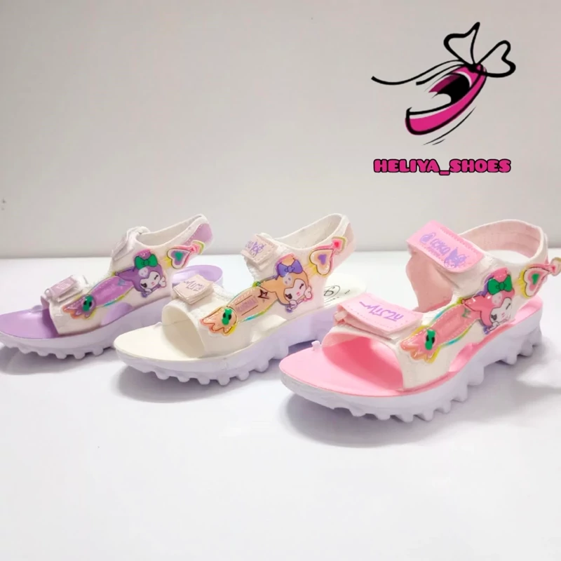 صندل بچگانه دخترانه چراغدار کرومی