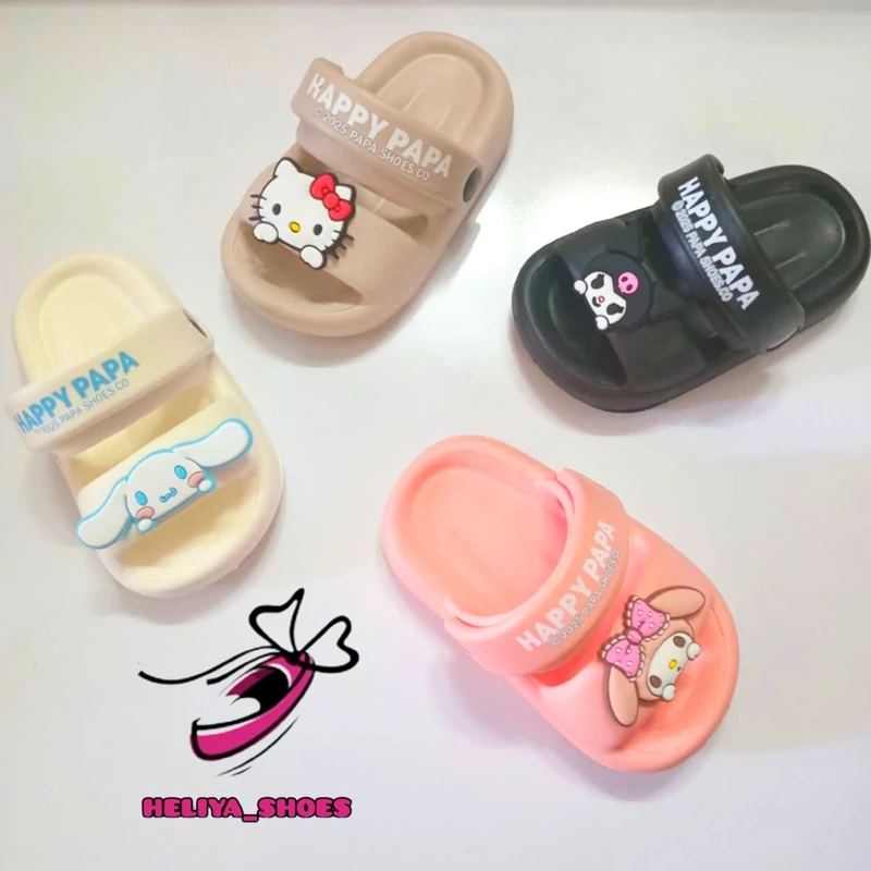 صندل دمپایی و کراکس بچگانه دحترانه کرومی